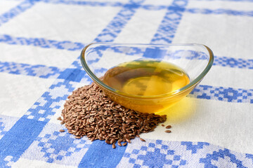 Naturalny olej z siemienia lnu