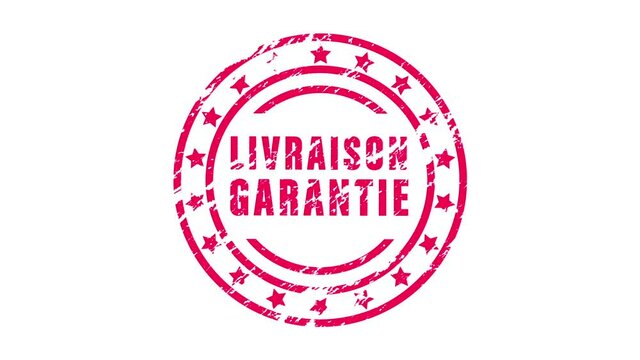 livraison garantie tampon