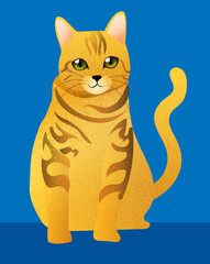 gatito amarillo