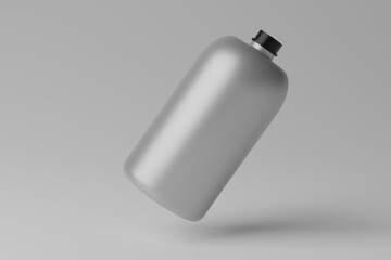 3D Illustration. Blank Bottle Mockup