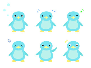 ペンギンのアイコンセット