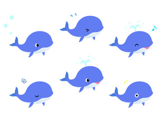 クジラのアイコンセット