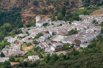 Fototapeta na wymiar A town in Sierra Nevada in southern Spain
