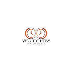 Vector abstract logo idea  time concept or clock business icon