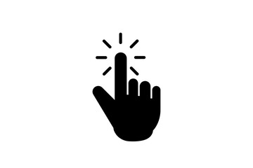  Pointer cursor сomputer mouse icon. Clicking cursor