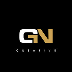 GN Letter Initial Logo Design Template Vector Illustration