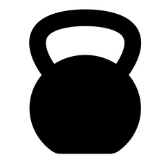 kettlebell icon on white background. flat style. kettlebell sign. gym kettlebell symbol.