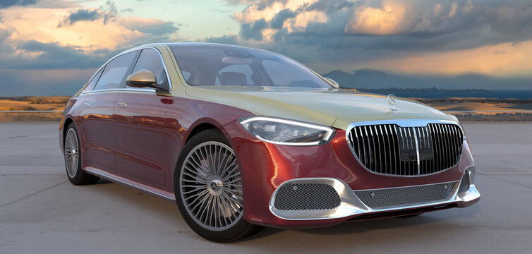 Mercedes-Maybach S-Class limousine for model year 2021