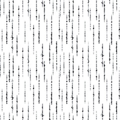 Seamless pattern with scratches and scuffs. Grunge. Black drawing isolated on white background. Abstract card. Vector geometric illustration. Decorative print. Abstract geometric backdrop.