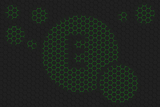 Vitamin E health Symbol, vitamin Concept, Tocopherols, Tocotrienols, antioxidant function