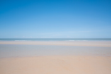 Beautiful beach with white sand