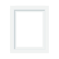 Photo frame looks real with white and black color