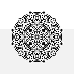 mandala, without color Vector