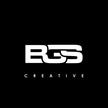 BGS Letter Initial Logo Design Template Vector Illustration
