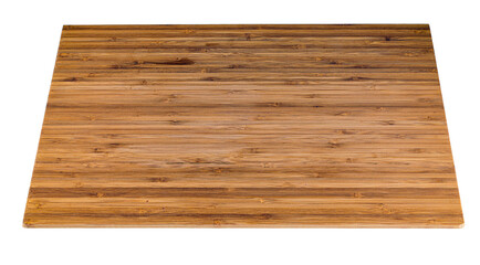 Wooden cutting board isolated