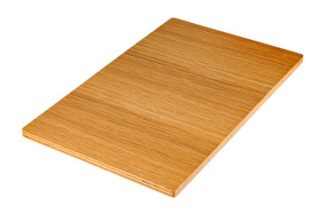 Wooden cutting board isolated