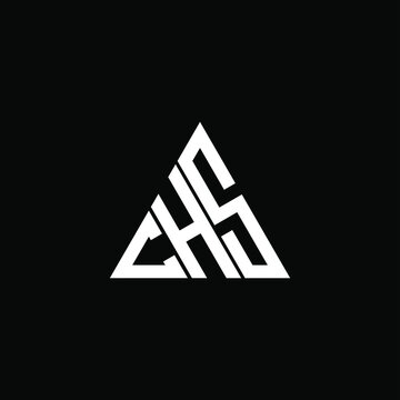 C H S letter logo creative design. CHS icon
