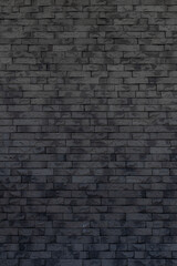 黒色のレンガ壁