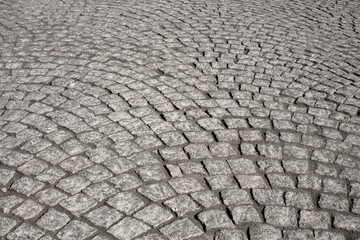 old city pavement, old street paving, road tiles pattern