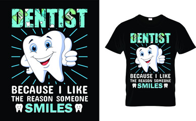 Dentist t Shirt Design Vector