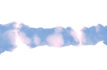 Abstract painting isolated on white. Painting alcohol ink technique. Bright blue-pink stains texture background. Colorful painting for graphic design. Web banner bright blue-pink gradient fill backgro