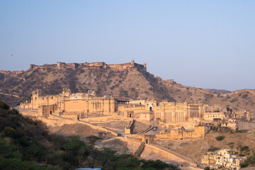 Fototapeta na wymiar View of the city in Jaipur, rajasthan, India