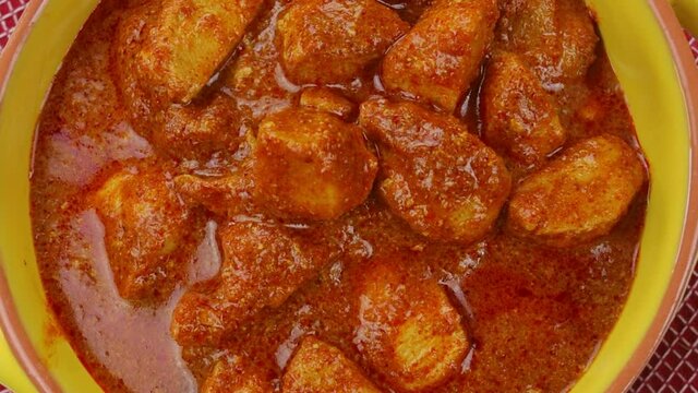 plat de poulet tikka masala