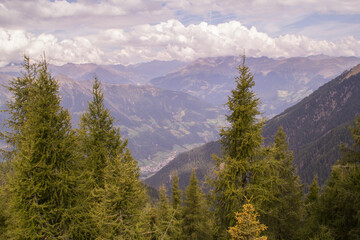 Fototapeta premium Südtirol, Dorf Tirol, Panoramablick