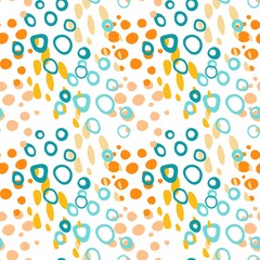Abstract holiday spot background. Orange and turquoise color. Vector.
