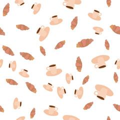 coffee seamless pattern