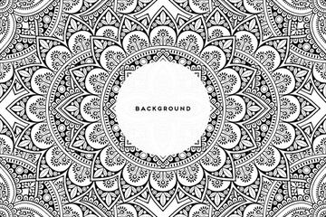 Vector islamic background with mandala