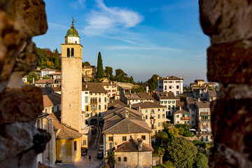 Fototapeta na wymiar View of Asolo, Italy