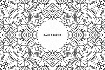 Fototapeta premium Vector islamic background with mandala