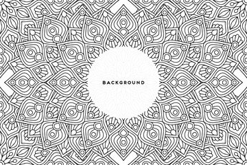 Vector islamic background with mandala