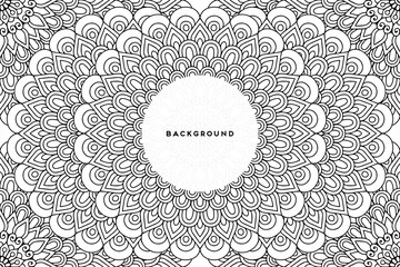 Vector islamic background with mandala