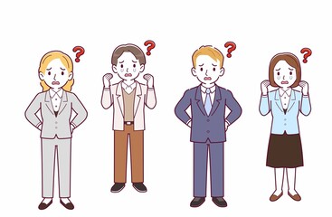 会社の人々