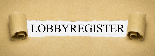 Lobbyregister - obrazy, fototapety, plakaty