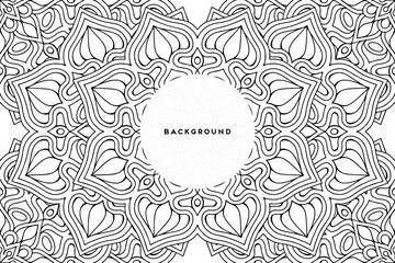 Vector islamic background with mandala