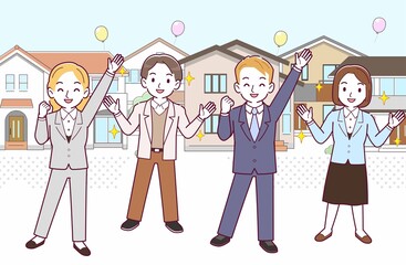 会社の人々