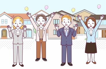 会社の人々