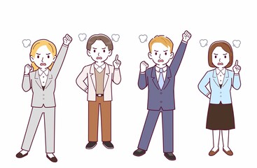 会社の人々