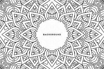 Vector islamic background with mandala