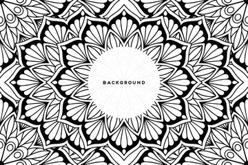Vector islamic background with mandala