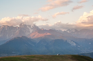 Shepherd house in the mountains