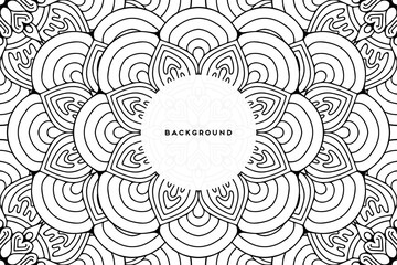 Vector islamic background with mandala