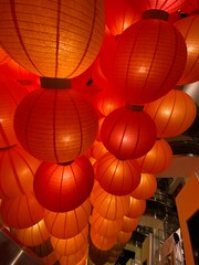 Obraz premium red lanterns