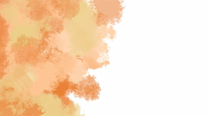 Obraz premium Orange watercolor background for textures backgrounds and web banners design
