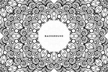 Vector islamic background with mandala