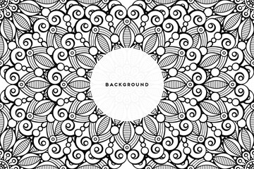 Vector islamic background with mandala