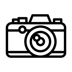 Single-lens reflex camera icon 一眼レフカメラのアイコン